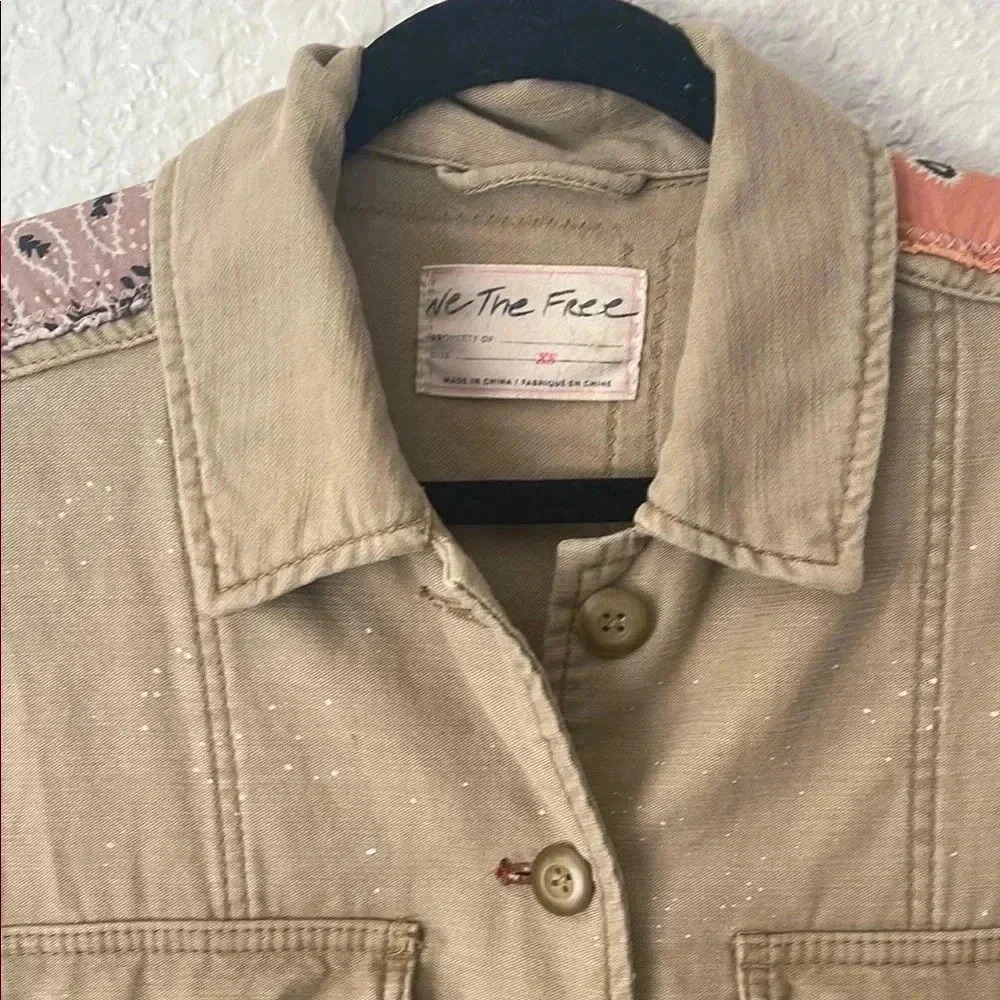 Free People- We The Free -Swept Up Utility jacket - Picture 4 of 5